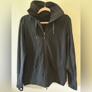 lululemon athletica Black Hooded Zip Jacket